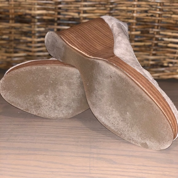 Michael Kors Suade Wedge Penny Loafers - Picture 5 of 5